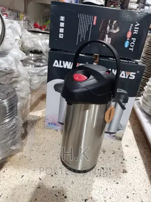5L Stainless Steel Airpot Insulated Vacuum Thermal Flask Jug