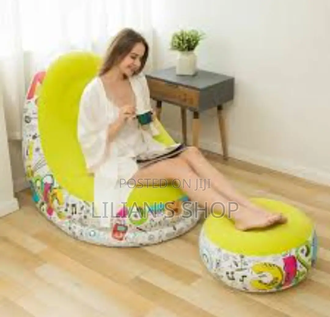 Inflatable Modern Seat With Astool