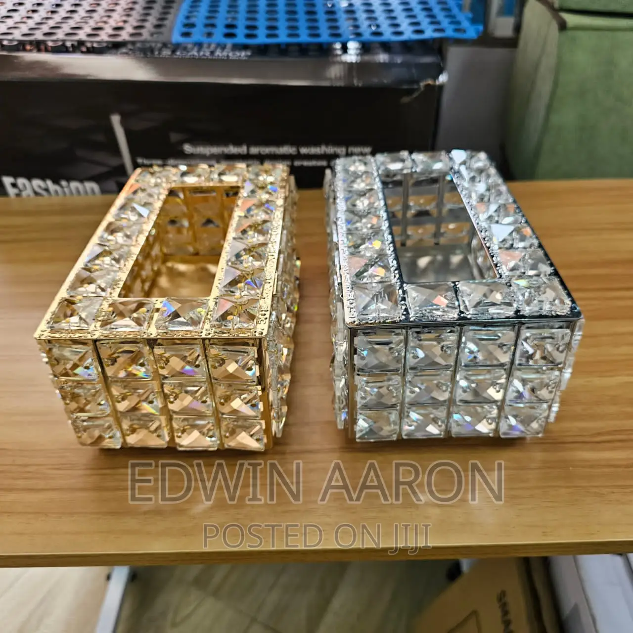 Luxury Glass Tissue Box