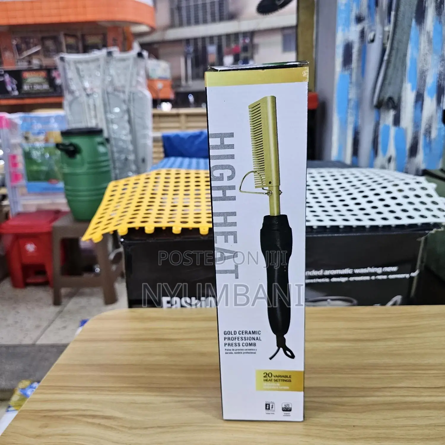 Proffesional Hot Comb Hair Straightener