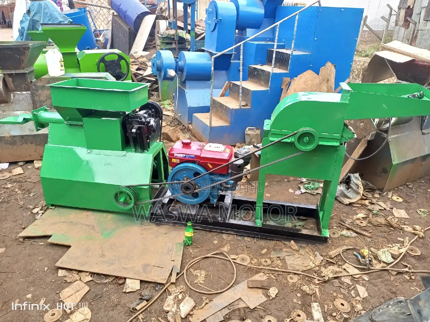 Crush Machine and Briquettes Prodder