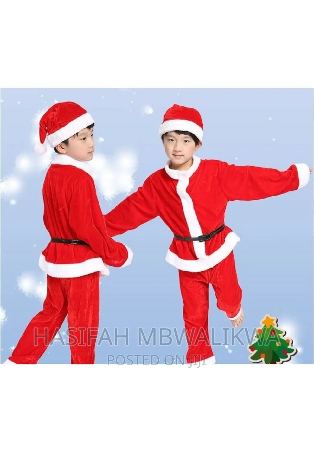 Kids Christmas Santa Suit