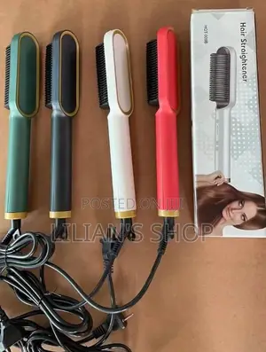 Hair Straightener Comb Brushes
