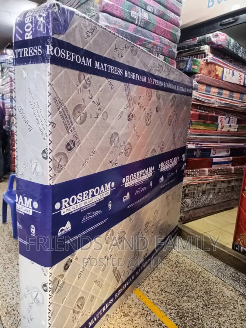 Bamboo Mattress Rose Foam 6*5*8.Inches