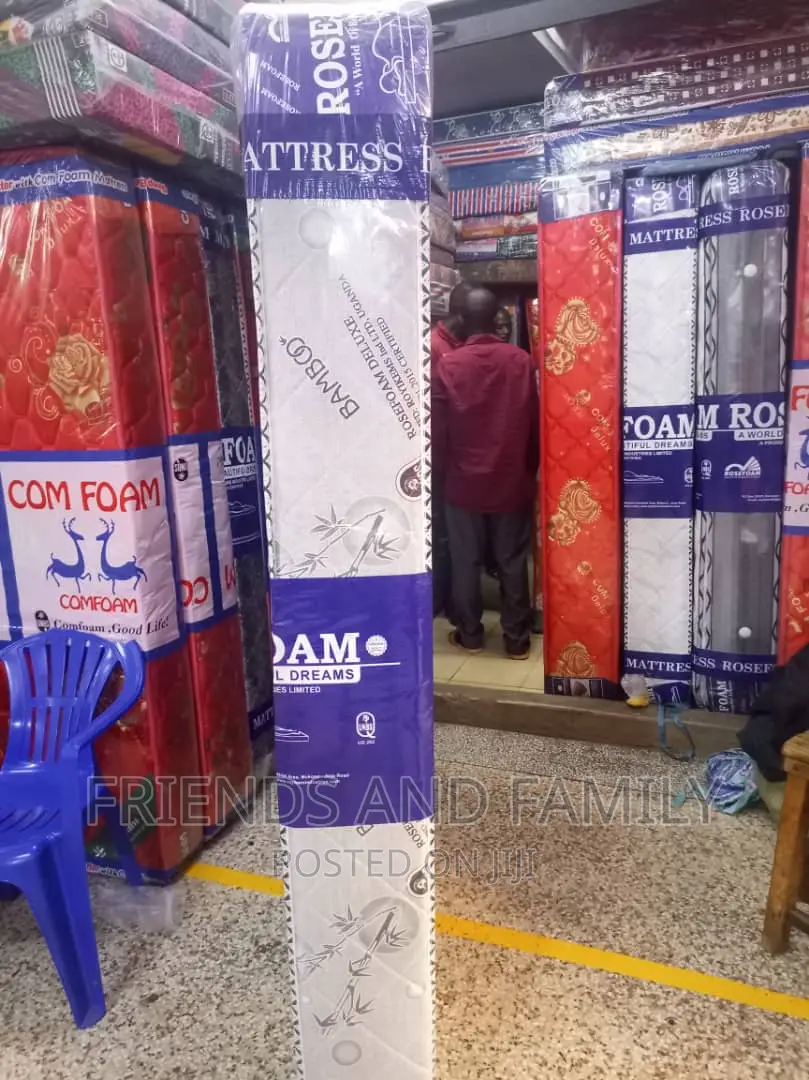 Bamboo Mattress Rose Foam 6*5*8.Inches