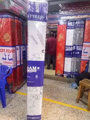 Bamboo Mattress Rose Foam 6*6*6.Inches