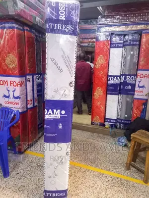 Bamboo Mattress Rose Foam 6*6*6.Inches