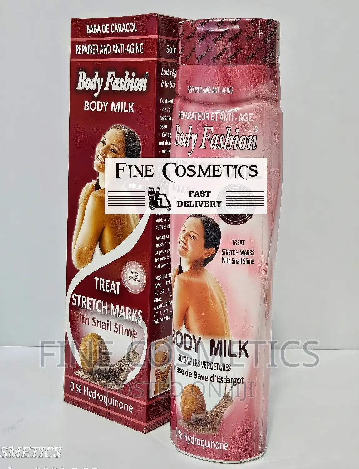Body Fashion Lotion Skin Cleaning Acne +Stretch Mark Remover