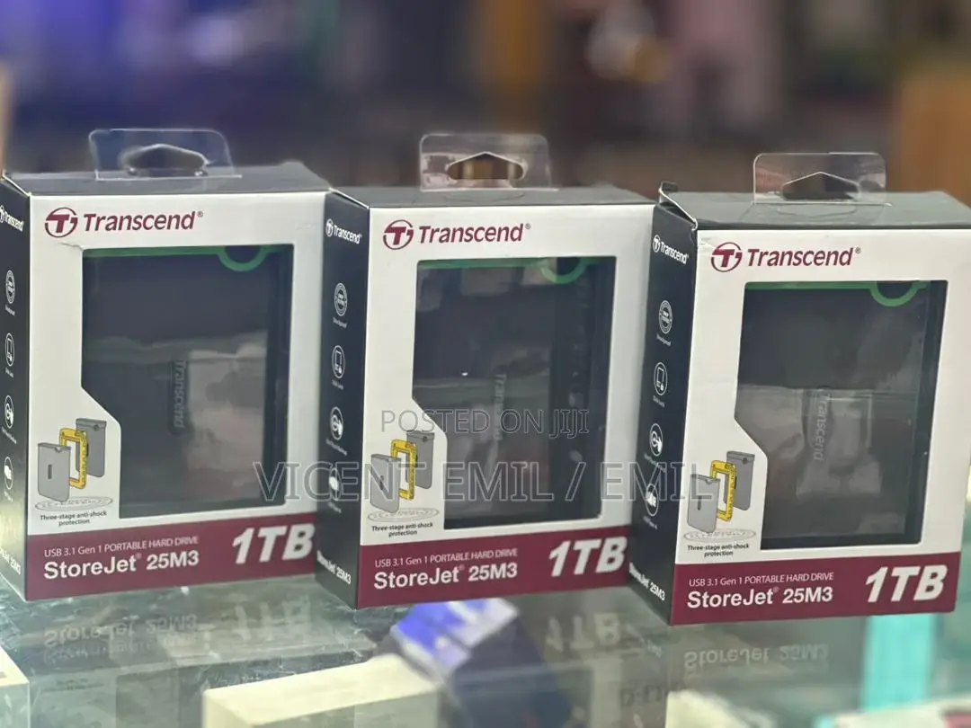 Transcend External Harddrive 1tb Storejet 25m3