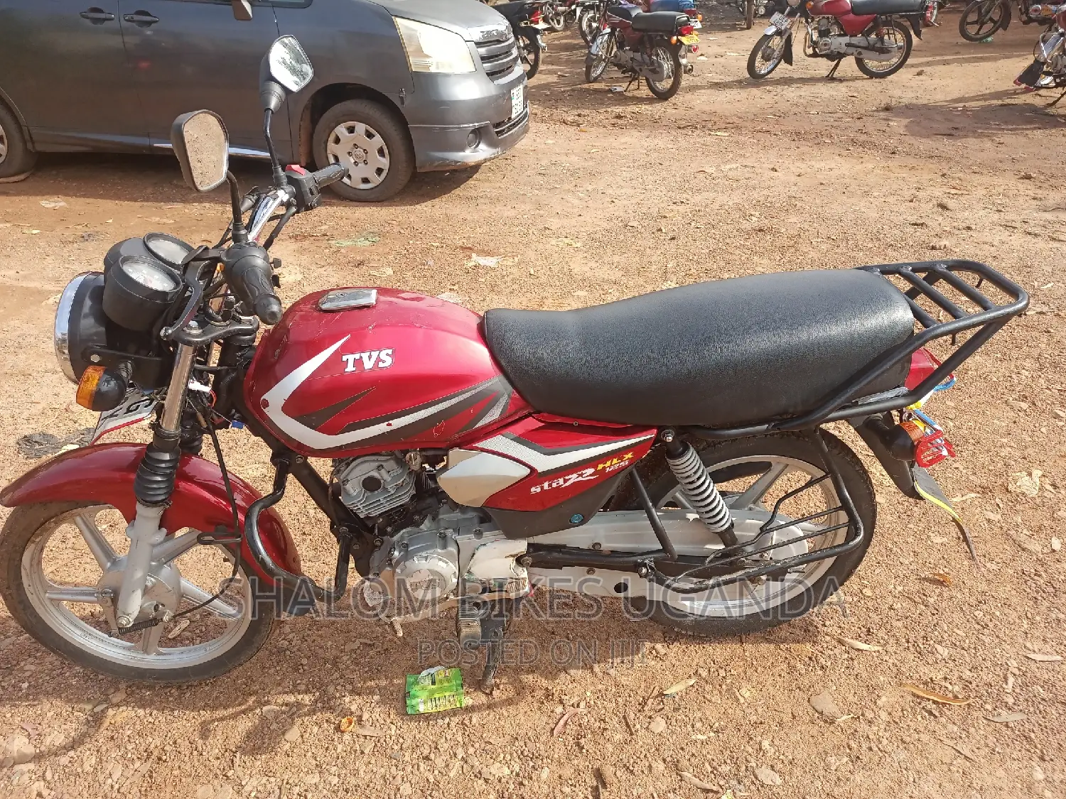 TVS HLX 125 2022 Red