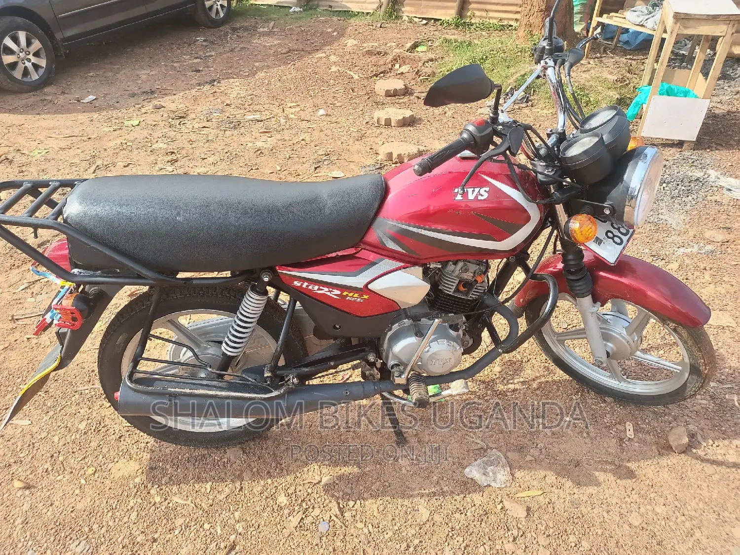 TVS HLX 125 2022 Red
