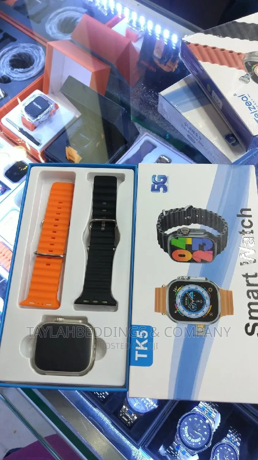 TK5 Android Smart Watch 5G Sim+Wifi Playstore,Whatsapp