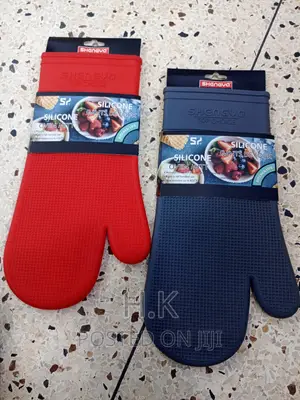 2pc Silicone Oven Gloves (Cotton Inside)