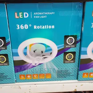 360°Rotation Ceiling Fan and Led Light.