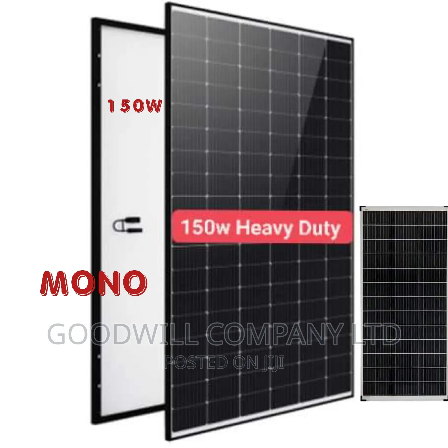 150w Mono Solar Panels Heavy Duty