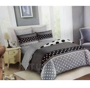 Bedcover 5*6 With One Bedsheet And Two Pillowcases - Grey
