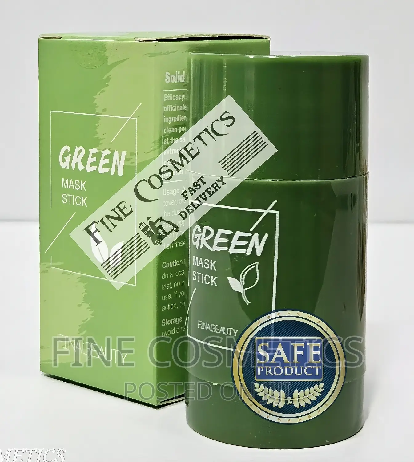 Green Tea Mask | Pimple Off Clay Stick for Black Spots/Acne