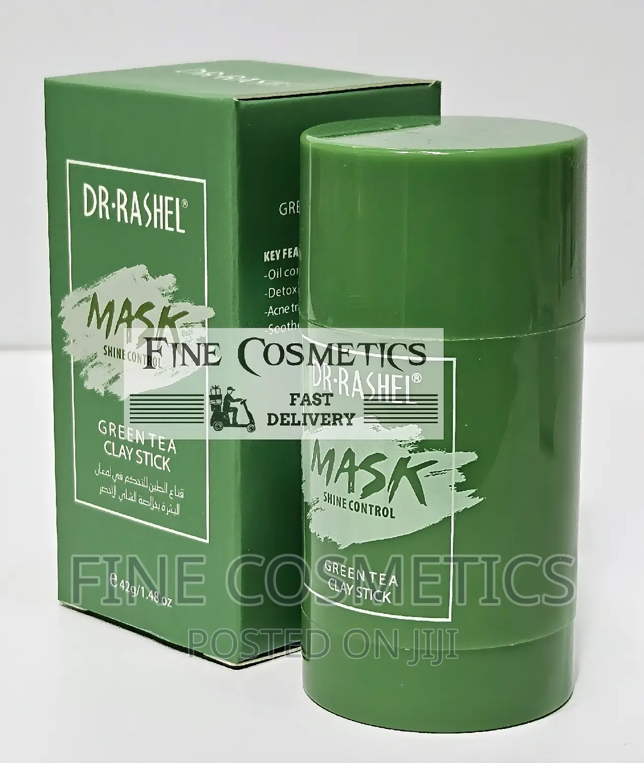 Green Tea Mask | Pimple Off Clay Stick for Black Spots/Acne