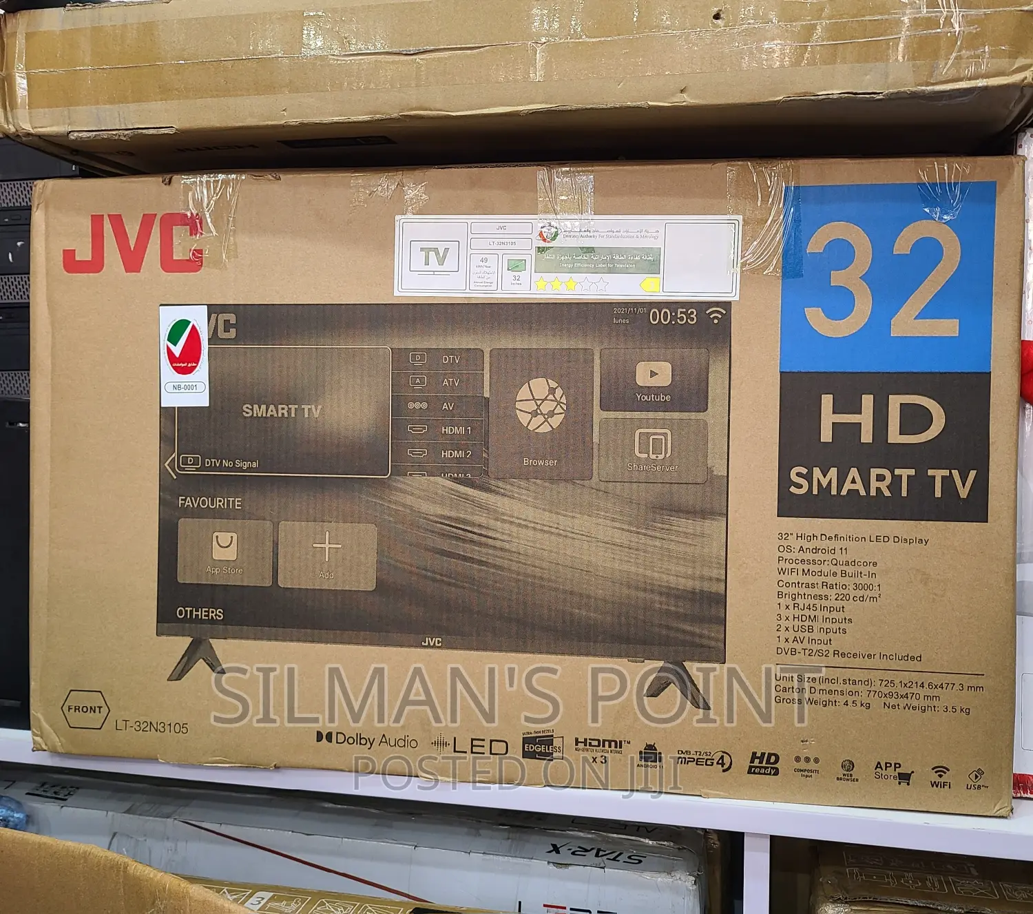 JVC 32" Smart TV