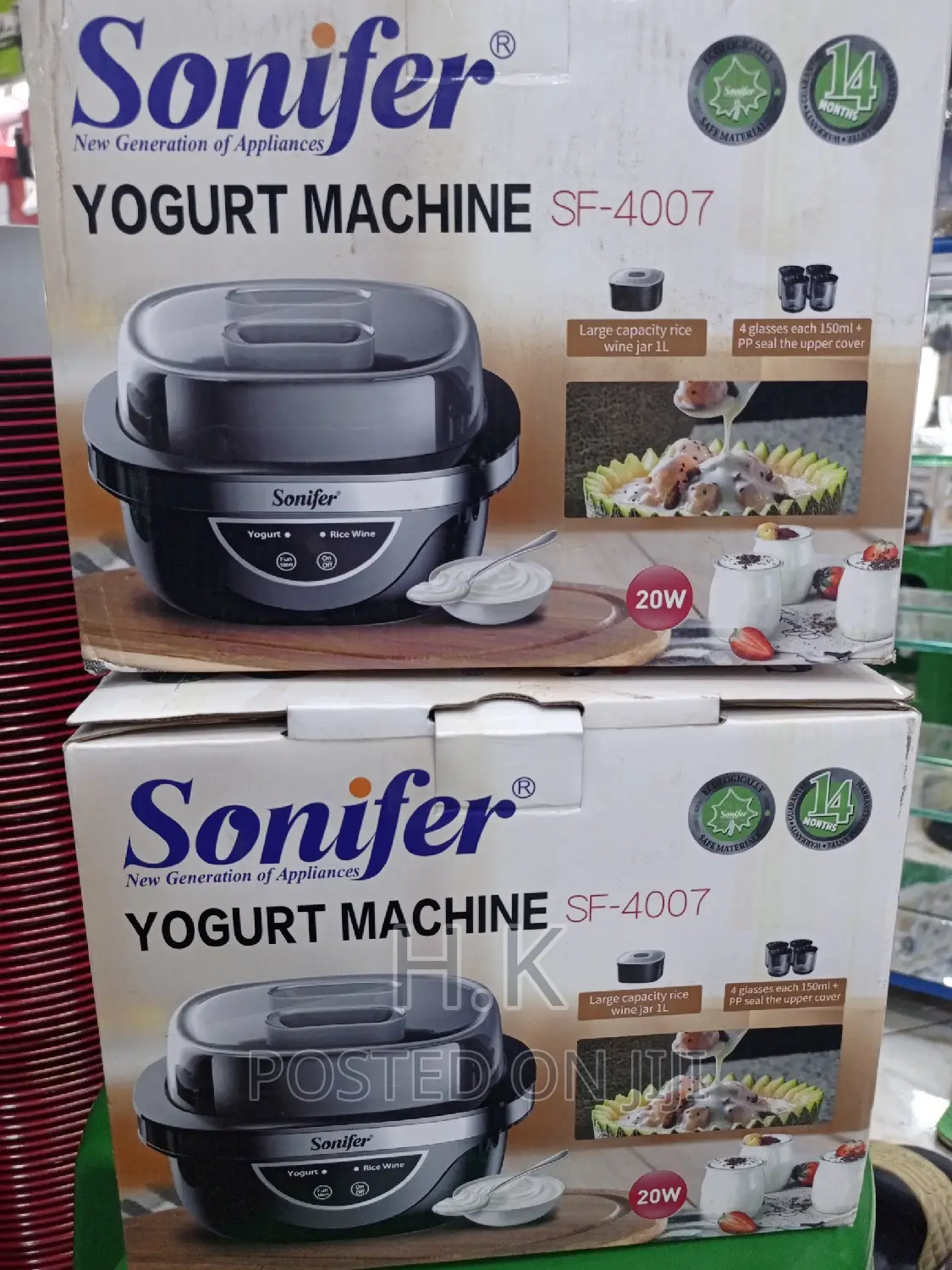 Mini Automatic Yogurt Maker Machine- Black