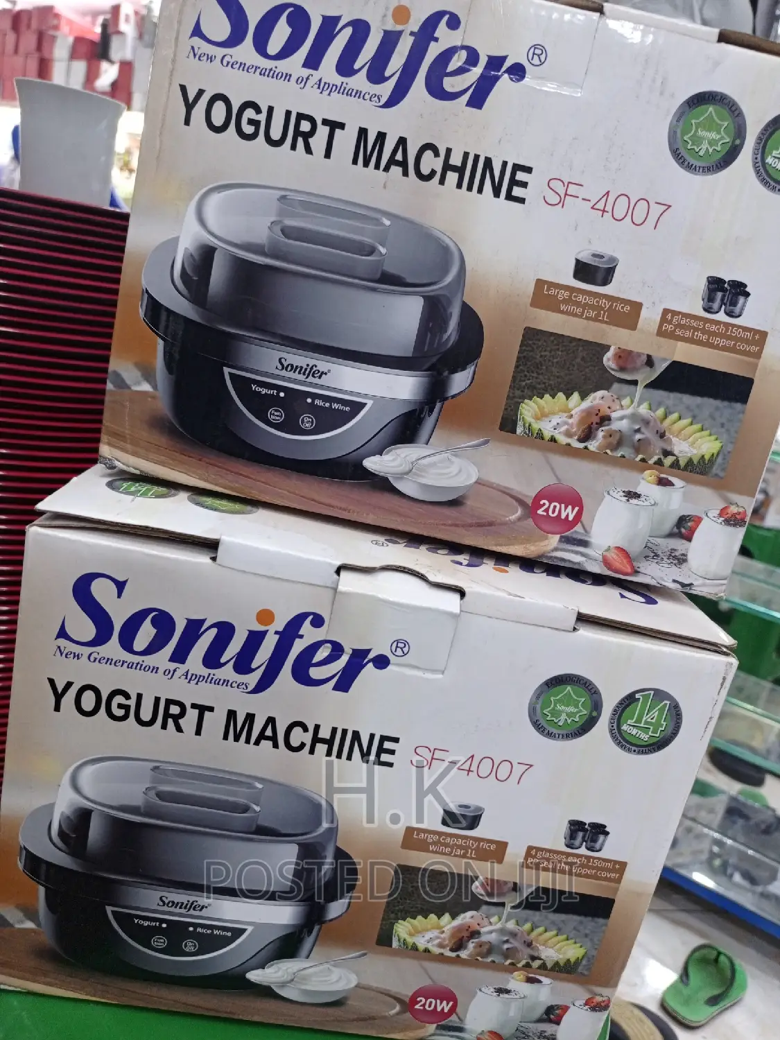 Mini Automatic Yogurt Maker Machine- Black