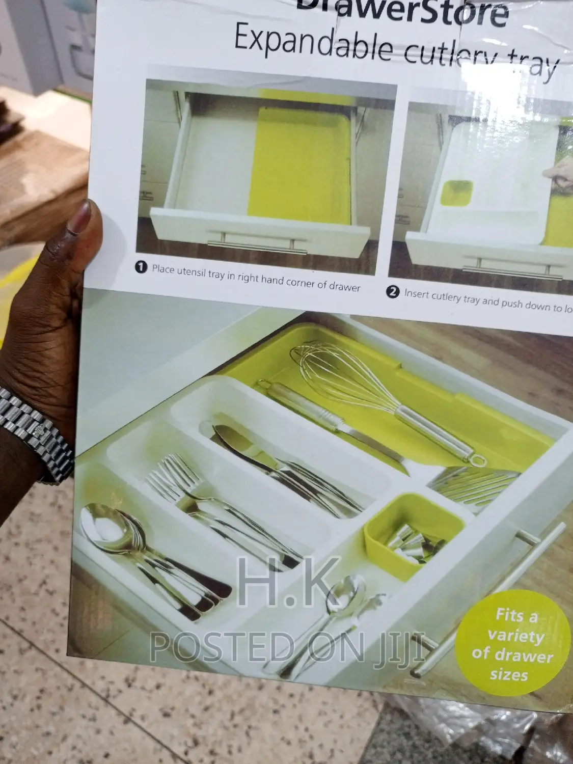 Expandable Cutlery Drawer Tray