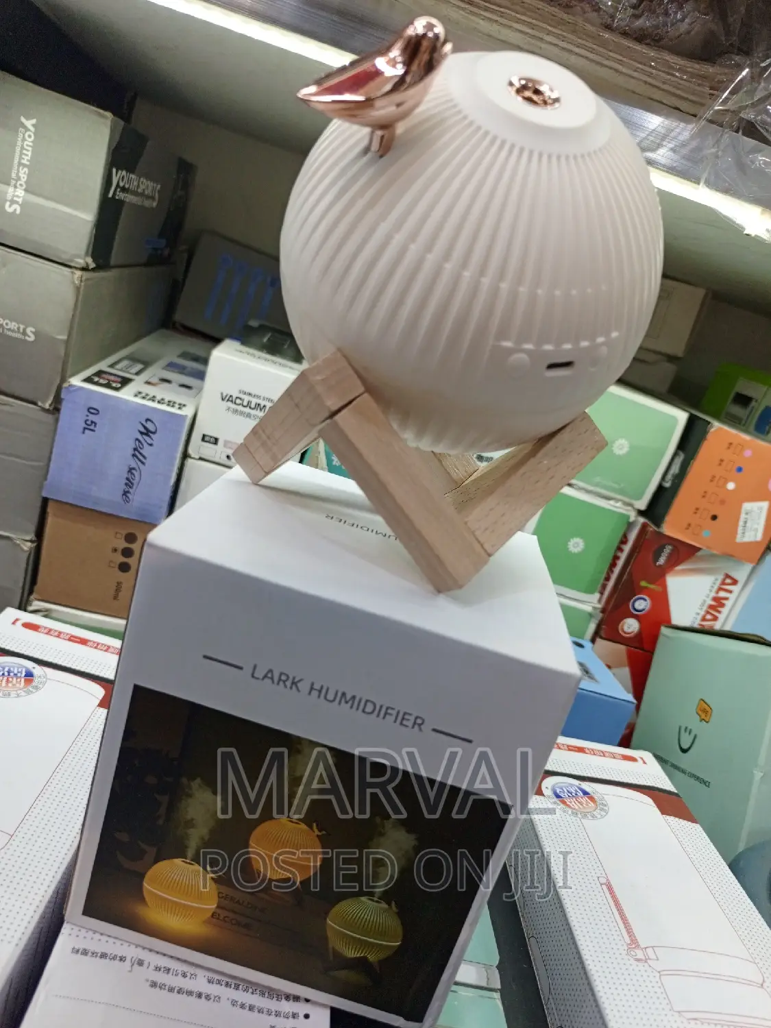 330ML Colorful Light Lark Bird Air Humidifier