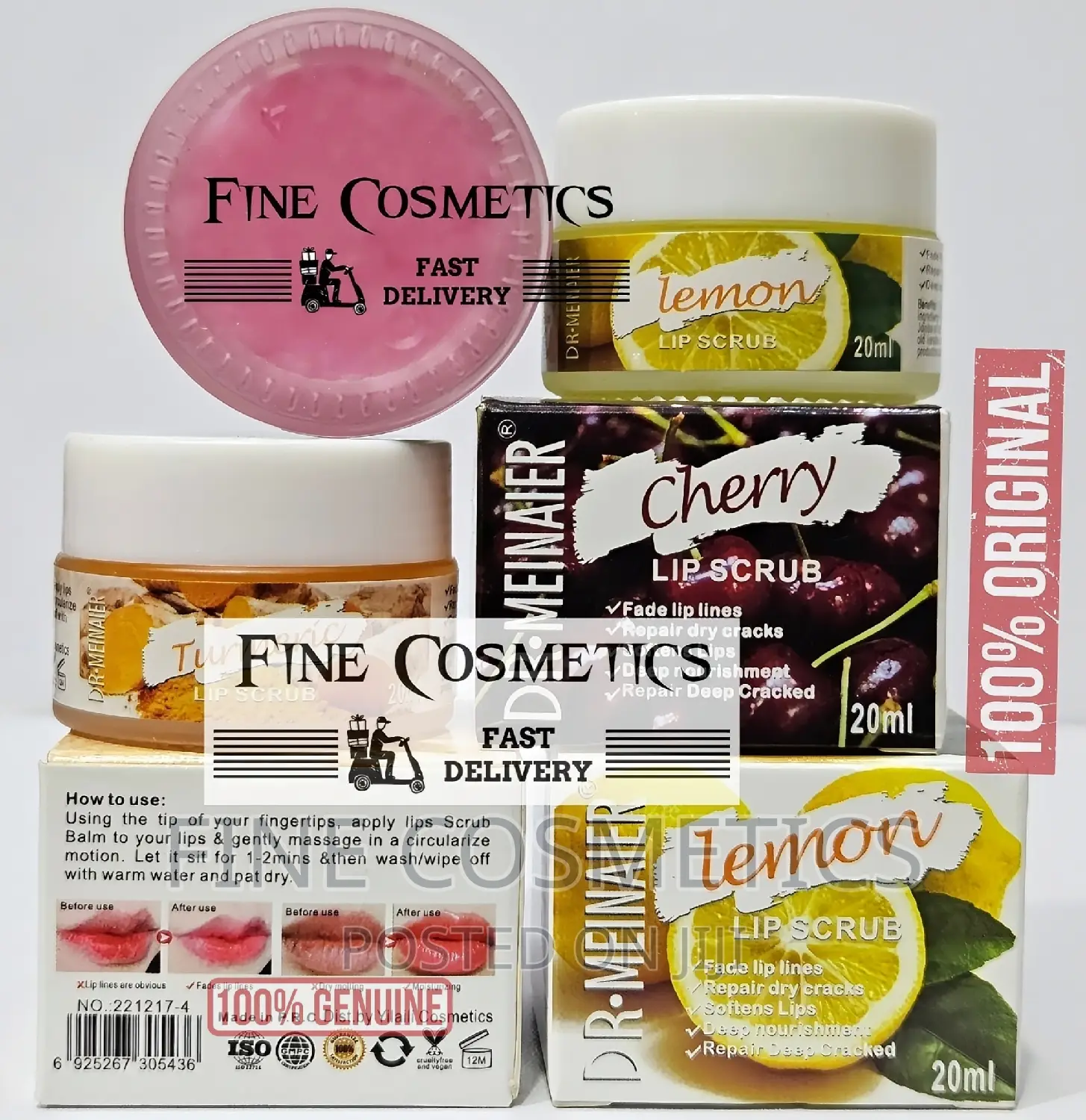 Pink Lip Scrub | Dry Cracked Lip Softening + Repairing Scrub