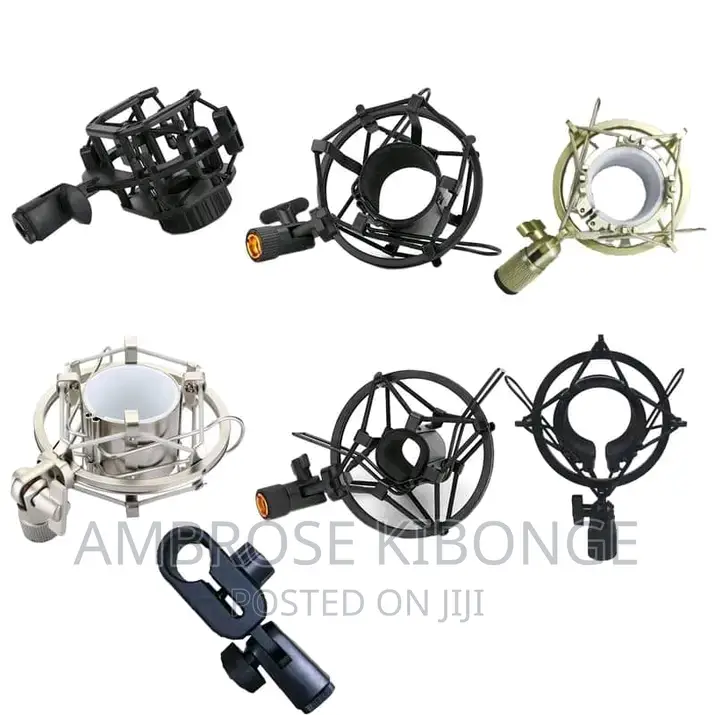 Studio Microphone Anti Vibration Mic Clip Holder Shock Mount