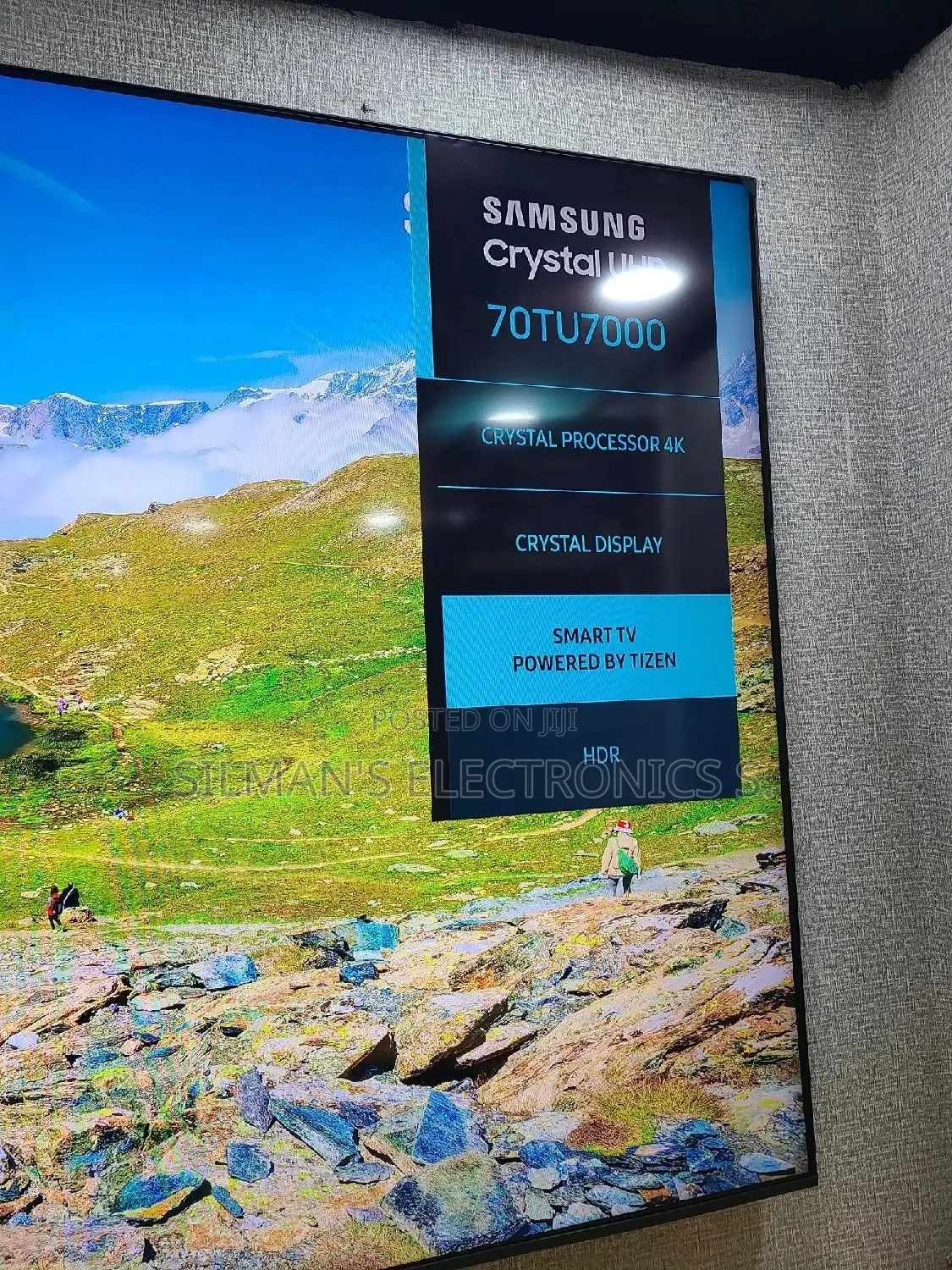 Samsung 70" Tu7000 Crystal Uhd Smart TV