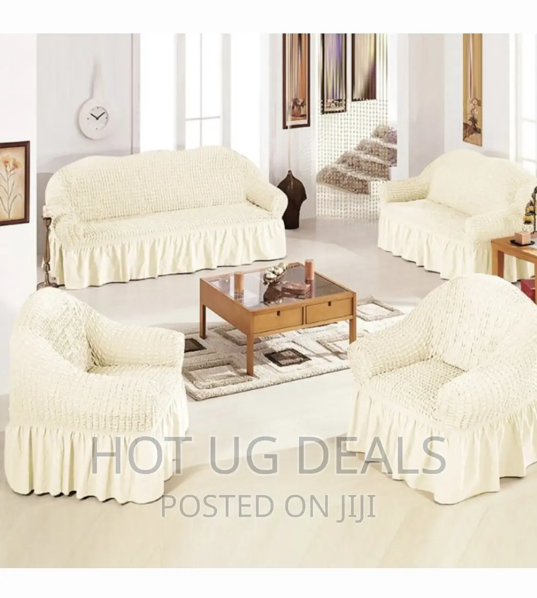 3 Seater, 2 Seater, 1seater, 1 Seater Elastic Sofa Cover Set