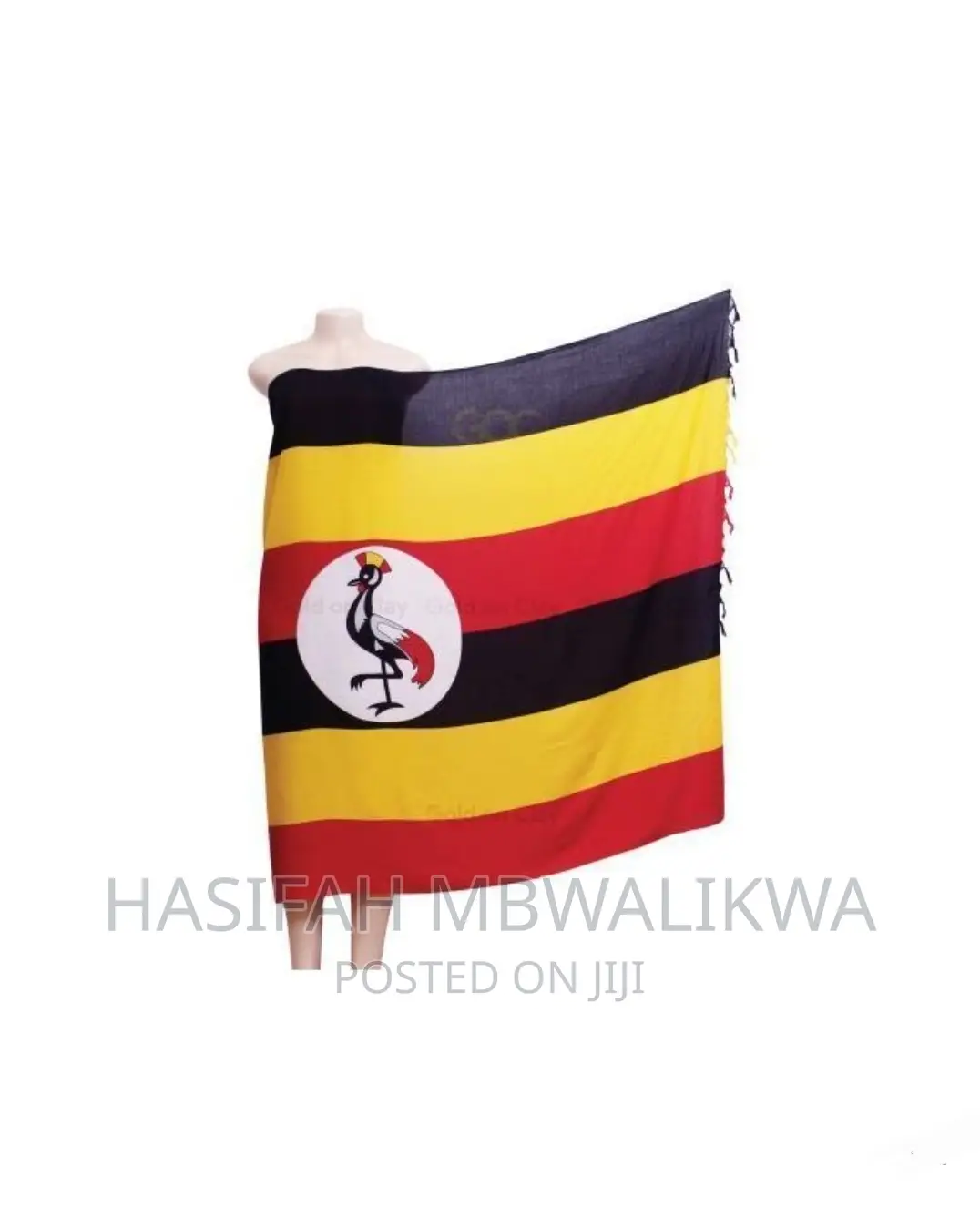 Uganda Flag Leesu/ Wrap Around Cloth