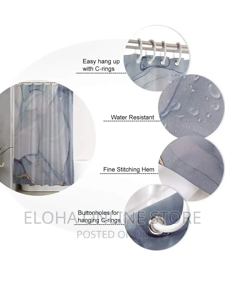 4 PCS Waterproof Bathroom Set