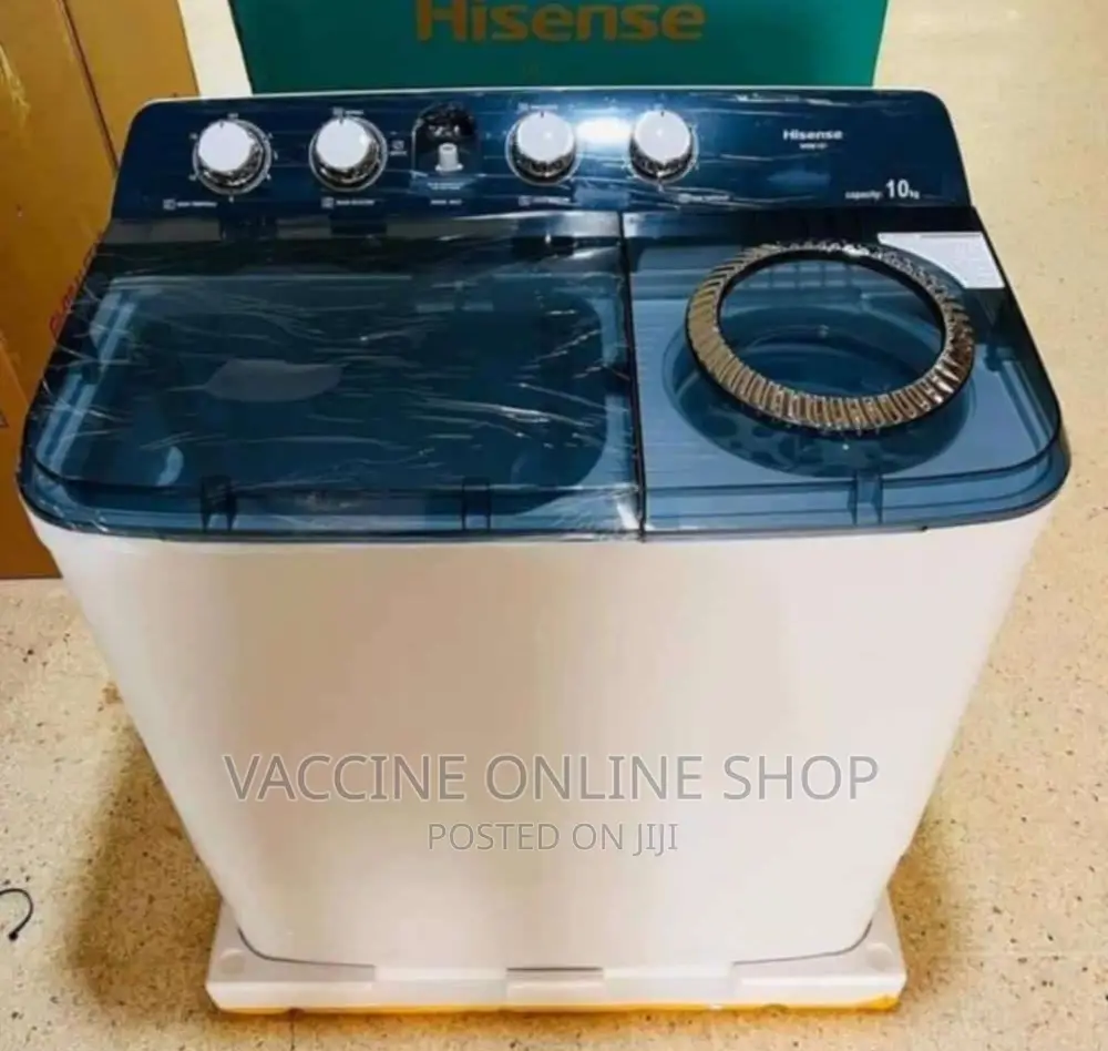 Hisense Twin 10kg Washing Machine /Hisense 10kg Machine N3