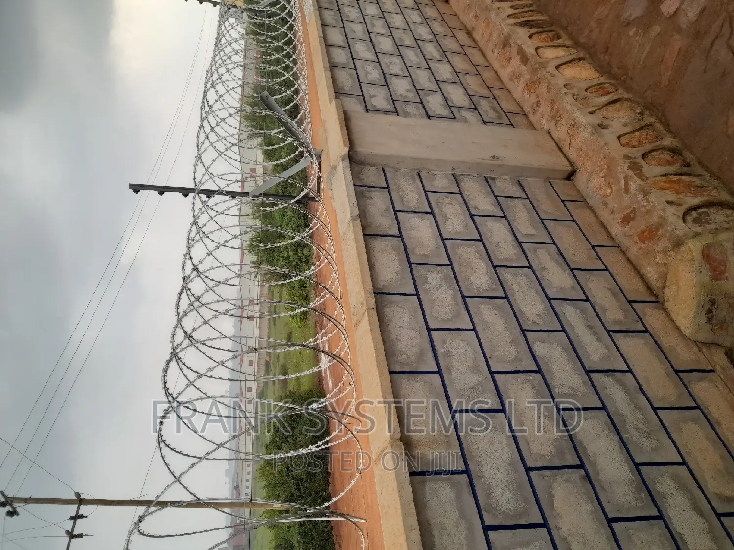 Electric Fence System With Electric Wires