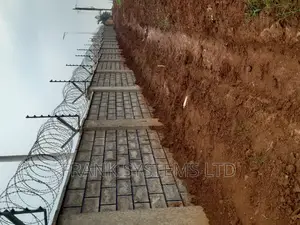 Electric Fencing, Razor Wire Fencing in Combination