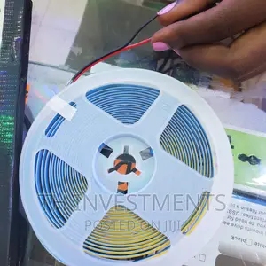 Warm White Strip Light With Adapter 5 Meters.