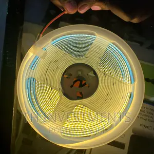 Warm White Strip Light With Adapter 5 Meters.