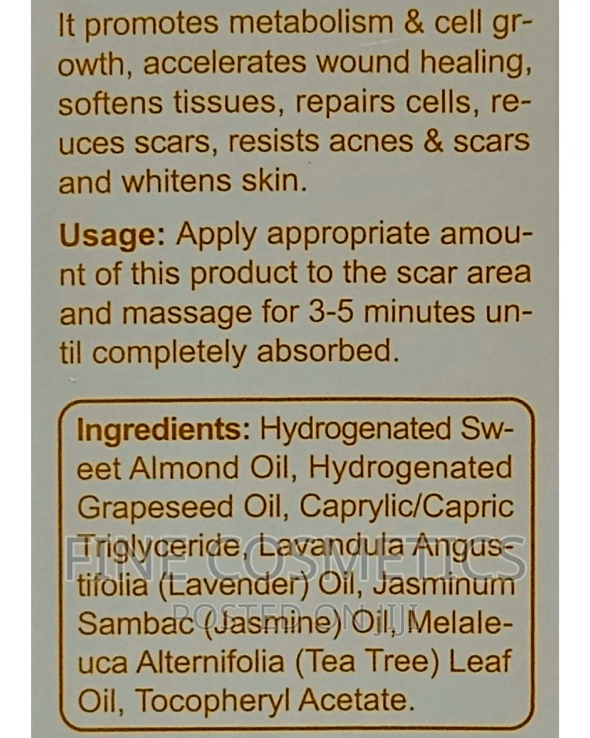 Scar Remover Serum | Premium Skin Repair Essential Oil.