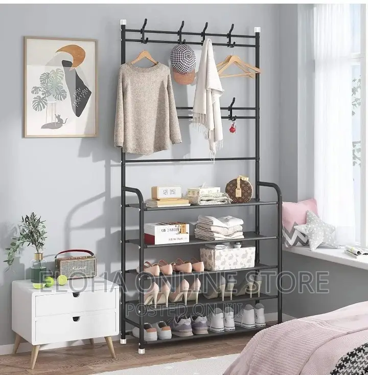 5 Layerd Shoe Rack and Coat Rack