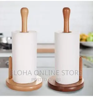 Bamboo Kitchen Tissue Holder /Toilet Paper Holder