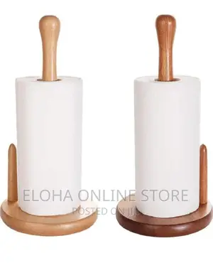 Bamboo Kitchen Tissue Holder /Toilet Paper Holder