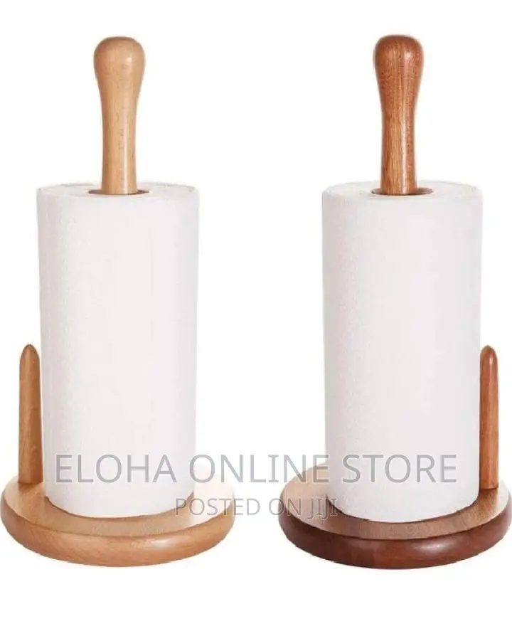 Bamboo Kitchen Tissue Holder /Toilet Paper Holder