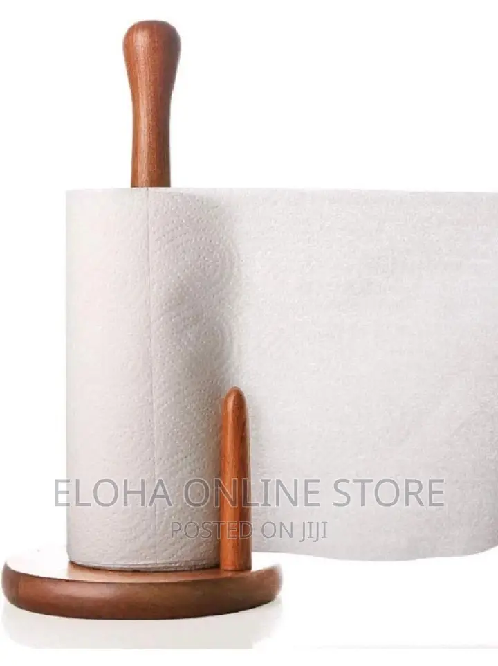 Bamboo Kitchen Tissue Holder /Toilet Paper Holder
