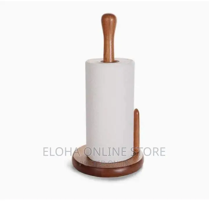 Bamboo Kitchen Tissue Holder /Toilet Paper Holder