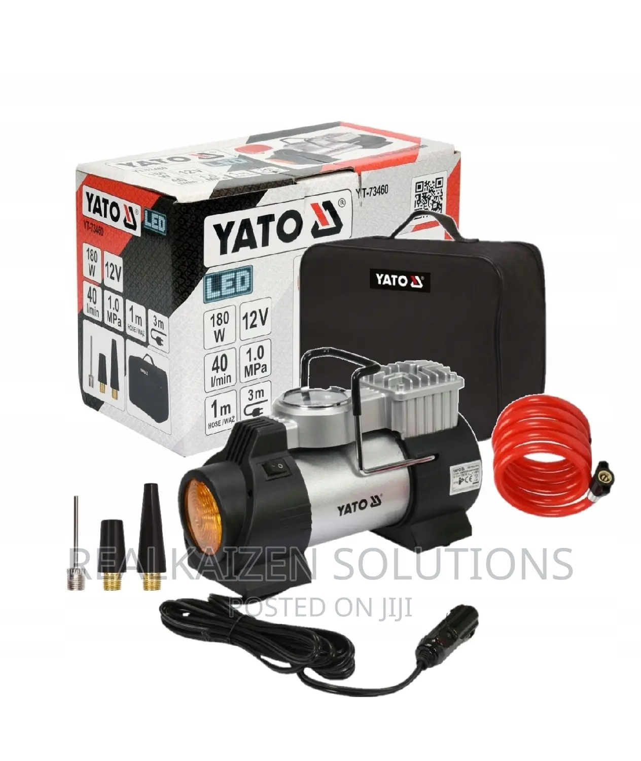 Poland YATO Portable 12V Car Air Compressor With LED Light