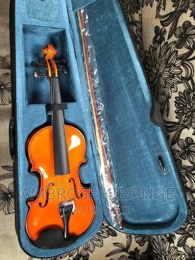 Classic Quality Solid Body 4/4 Acoustic Violin Full Package.