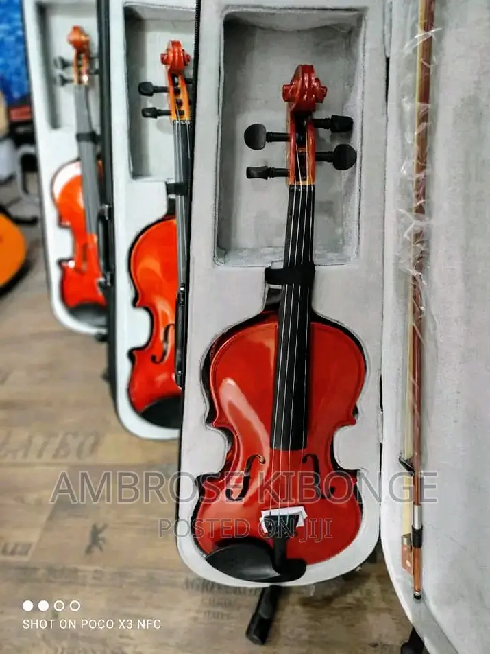 Classic Quality Solid Body 4/4 Acoustic Violin Full Package.