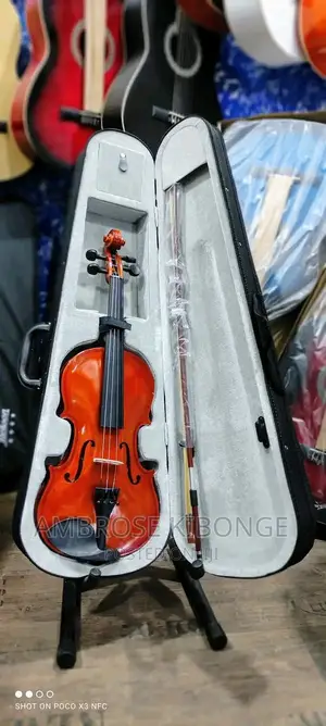 Classic Quality Solid Body 4/4 Acoustic Violin Full Package.