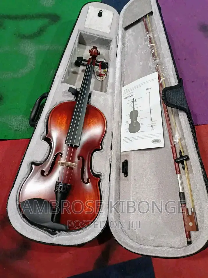 Classic Quality Solid Body 4/4 Acoustic Violin Full Package.